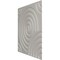 Ekena Millwork 19 5/8in. W x 19 5/8in. H Spiral EnduraWall Decorative 3D Wall Panel Covers 2.67 Sq. Ft. WP20X20SPGBW - alternate 5